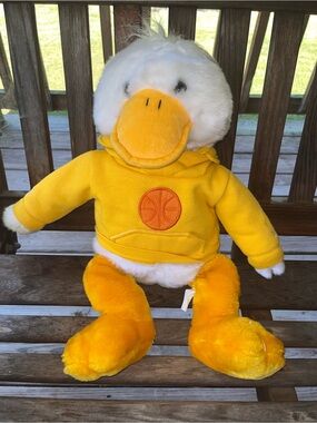 Basketball duck vintage duck plush stuffed animal